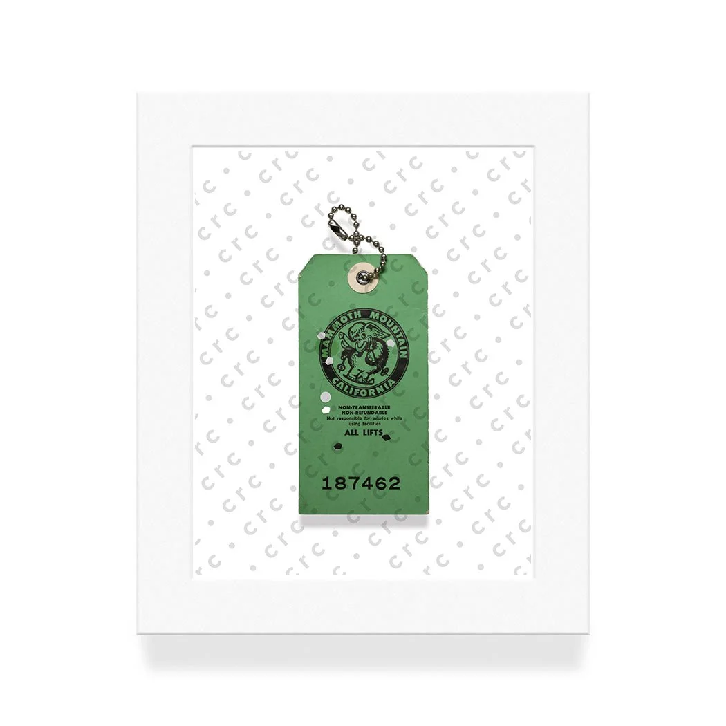 Mammoth | 1960's Vintage Ski Lift Print — c r c
